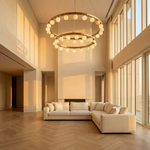 Yiosi Orbita Double Ring Beads Chandelier - Image 3