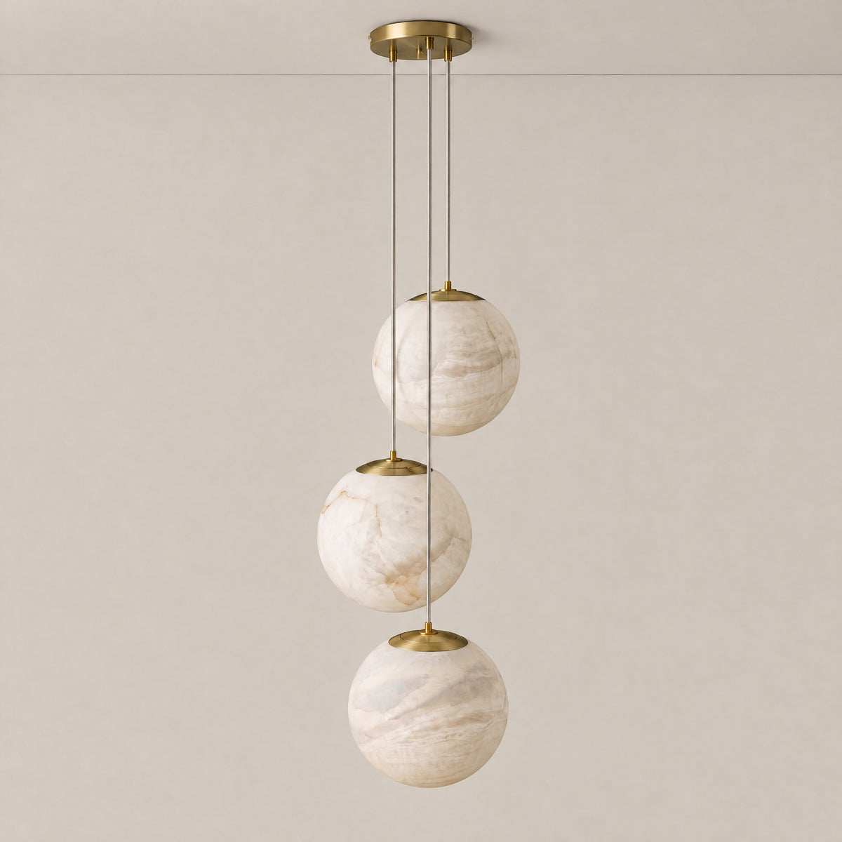 Orbita Modern Sphere Pendant Light – lights off