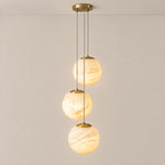 Orbita Modern Sphere Pendant Light – lights on