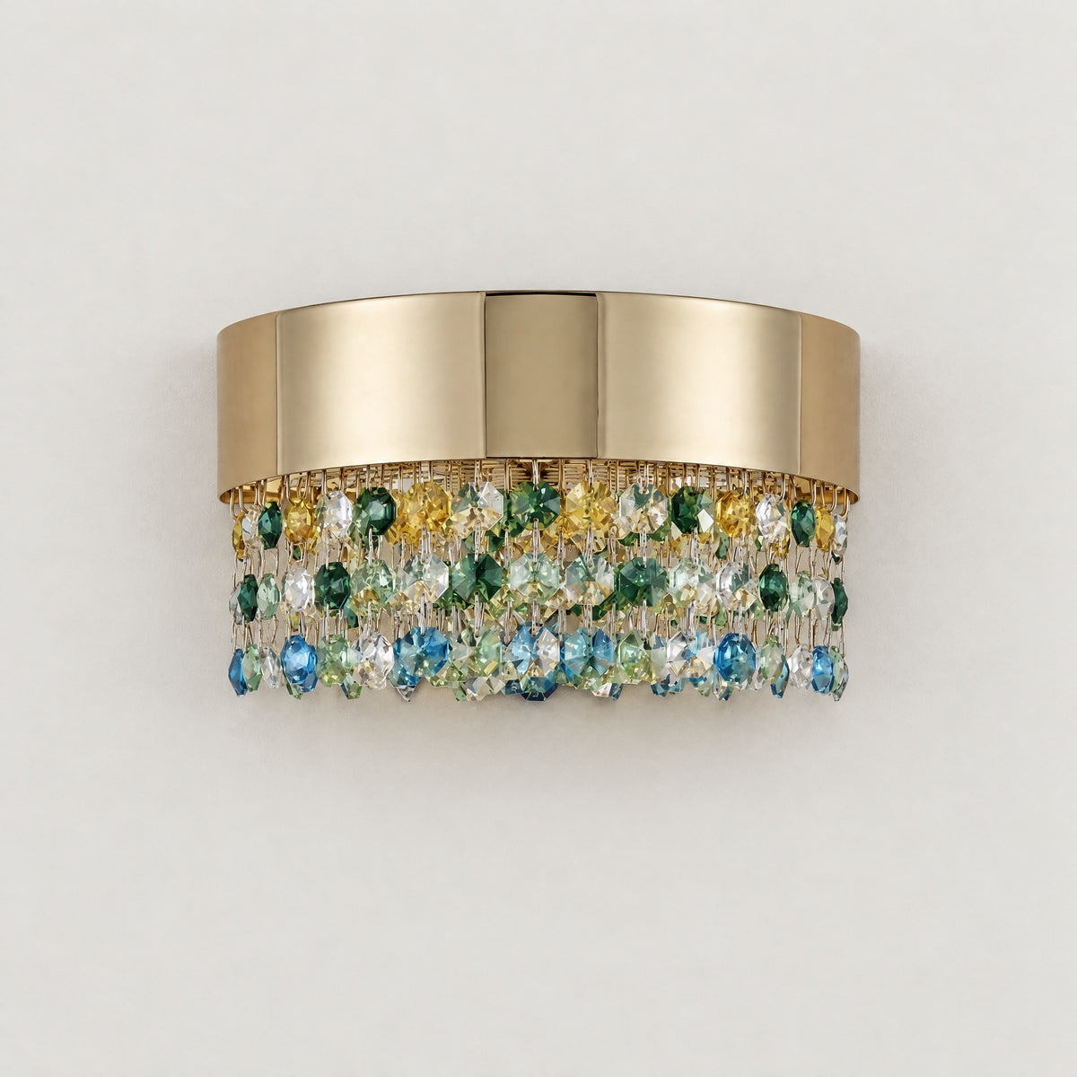 Orion Crystal Wall Sconce 8" – lights off