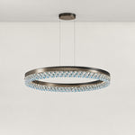 Orion Ring Crystal Chandelier – lights off