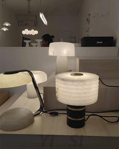 Orsola Table Lamp - Alabaster-1-Yiosilamp