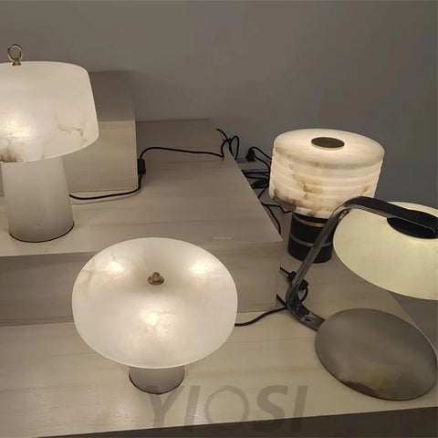 Orsola Table Lamp - Alabaster-1-Yiosilamp