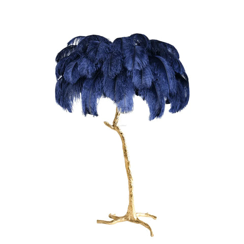 Ostrich Feather Floor Lamp - Feather-1-Yiosilamp