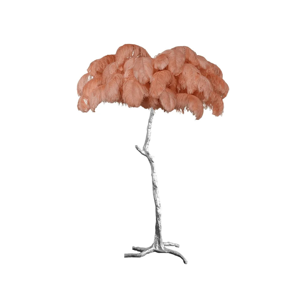 Ostrich Feather Floor Lamp - Feather-1-Yiosilamp