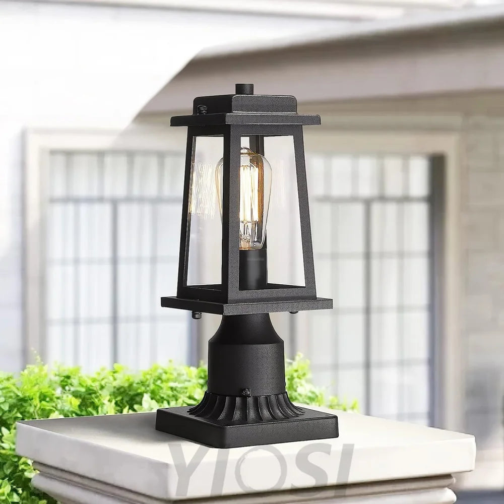 Outdoor Lantern Floor Lamp - Genteel-1-Yiosilamp