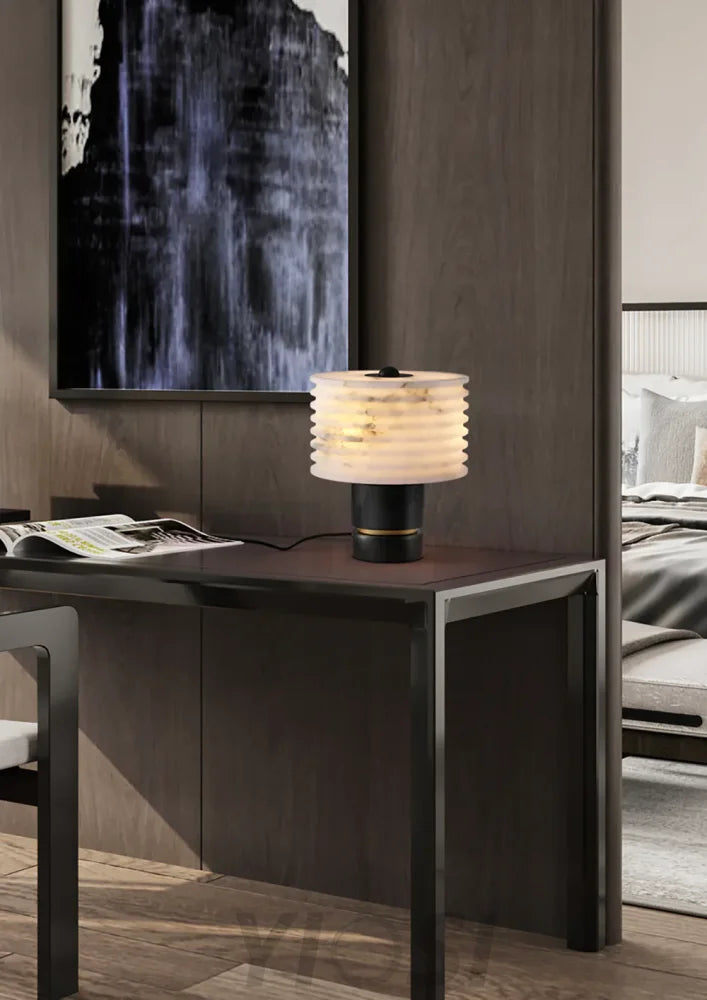 Outela Modern Alabaster Table Lamp