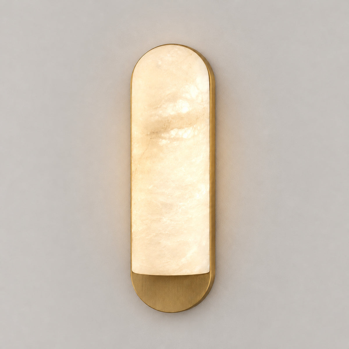 Ovale Alabaster Modern Wall Lamp