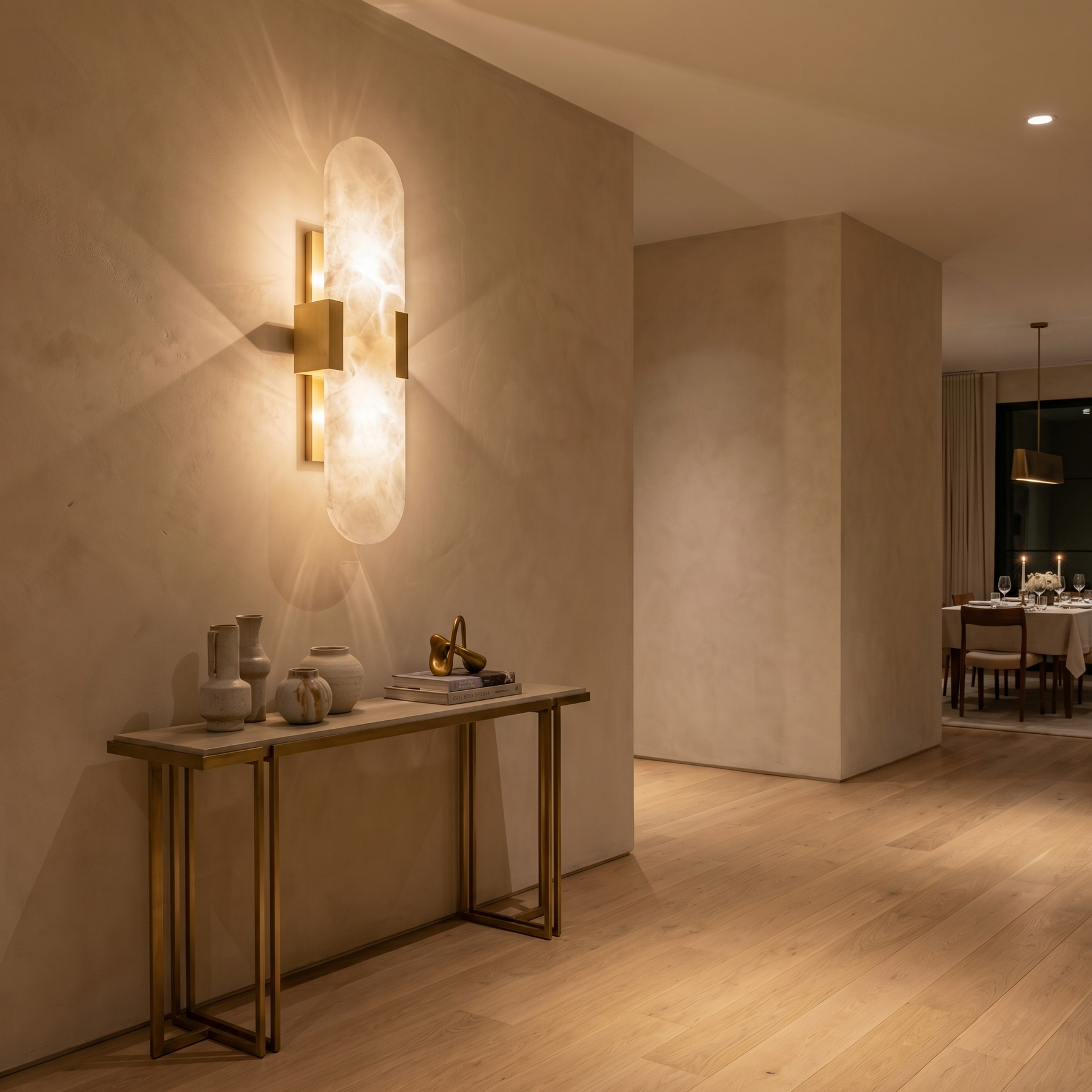 Yiosi Ovale Linear Wall Sconce - Image 4