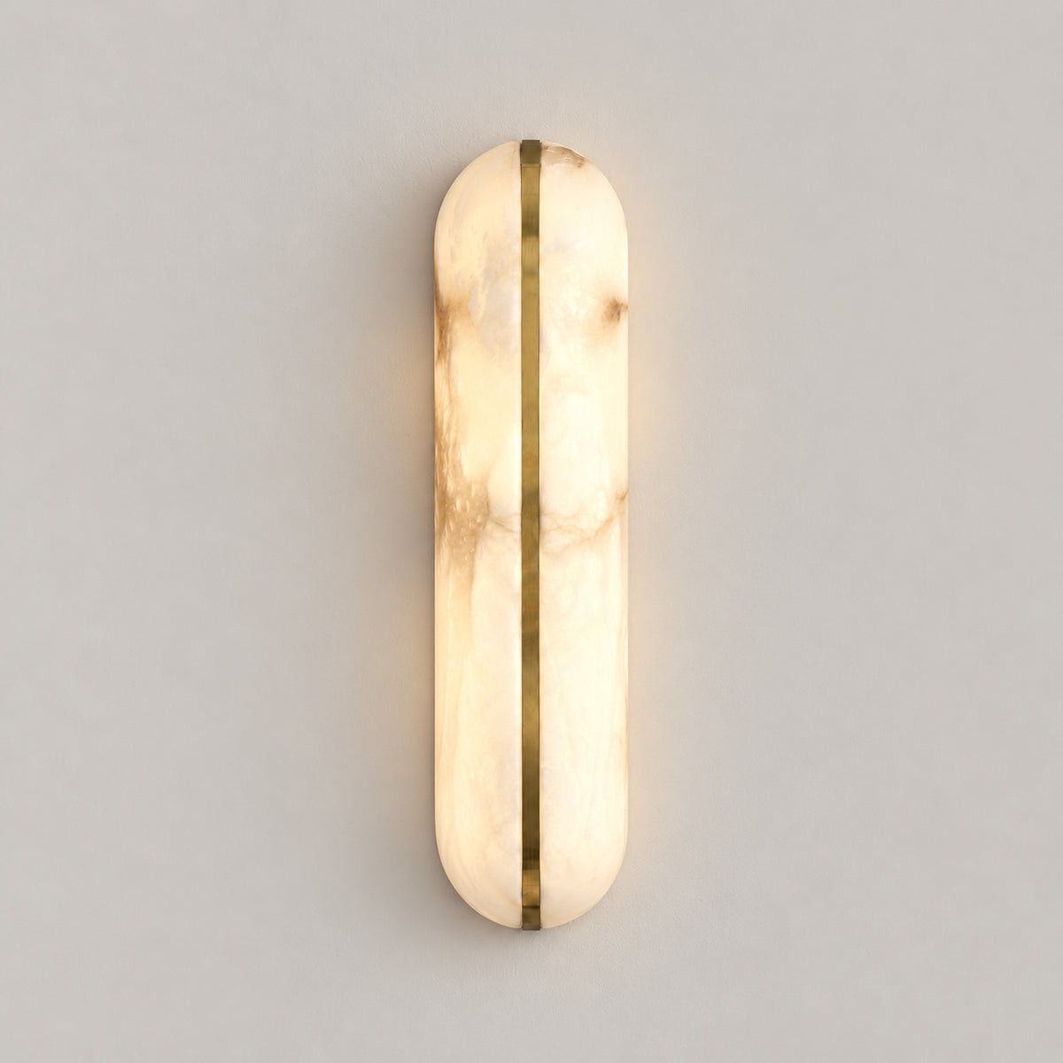 Ovale Modern Alabaster Linear Wall Sconce