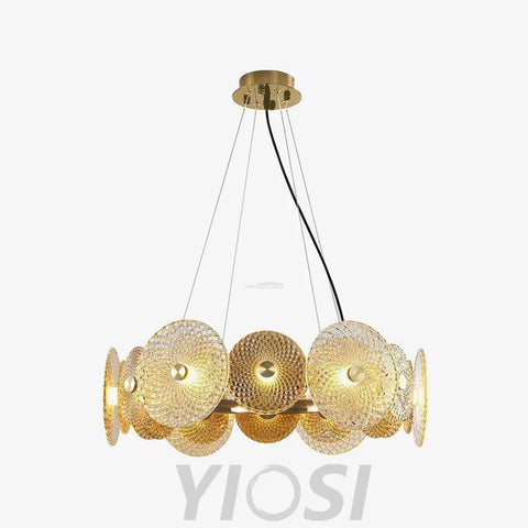Paige Chandelier ∅ 23.6″ - Crystals-1-Yiosilamp