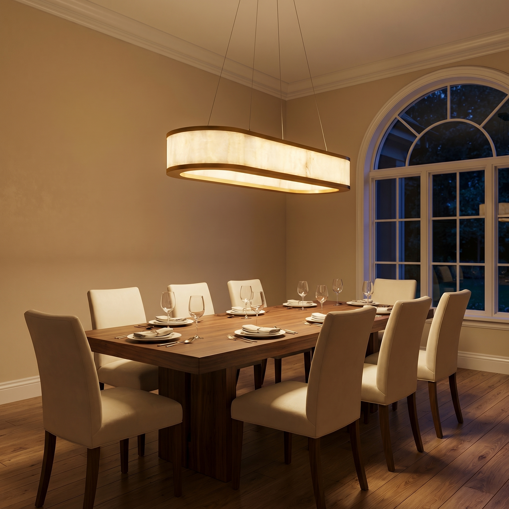 Yiosi Pannello Oval Pendant Light - Image 3