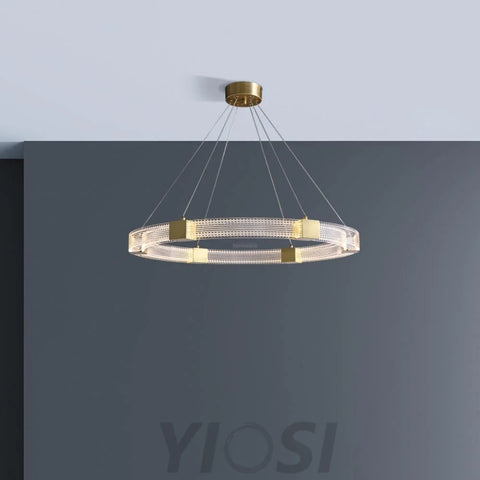 Parallel Ring LED Chandelier ∅ 25.6″ - Yiosilamp