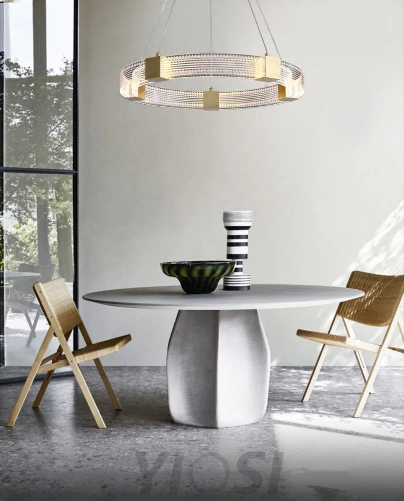 Parallel Ring LED Chandelier ∅ 25.6″ - Yiosilamp