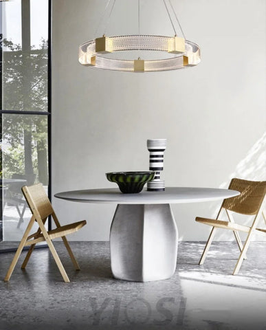 Parallel Ring LED Chandelier ∅ 25.6″ - Yiosilamp