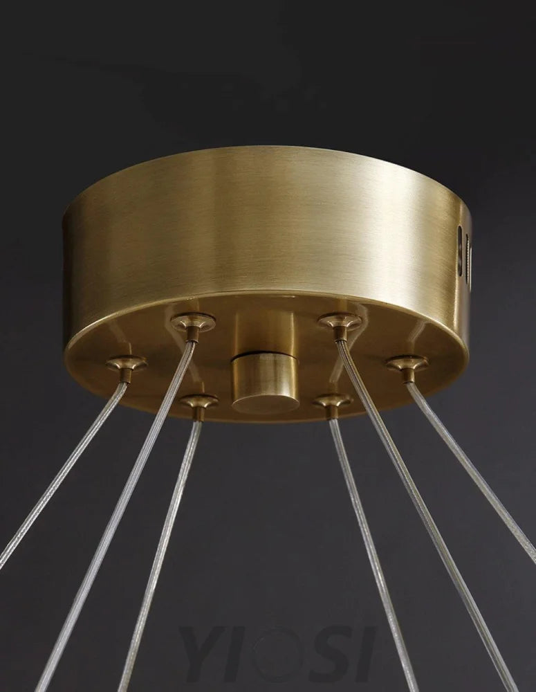 Parallel Ring LED Chandelier ∅ 25.6″ - Yiosilamp