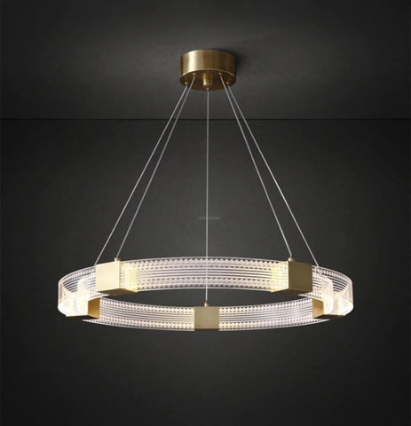 Parallel Ring LED Chandelier ∅ 25.6″ - Yiosilamp