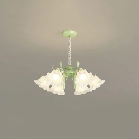 Pastoral Flower Chandelier with 6/9 heads - Lily flower-1-Yiosilamp