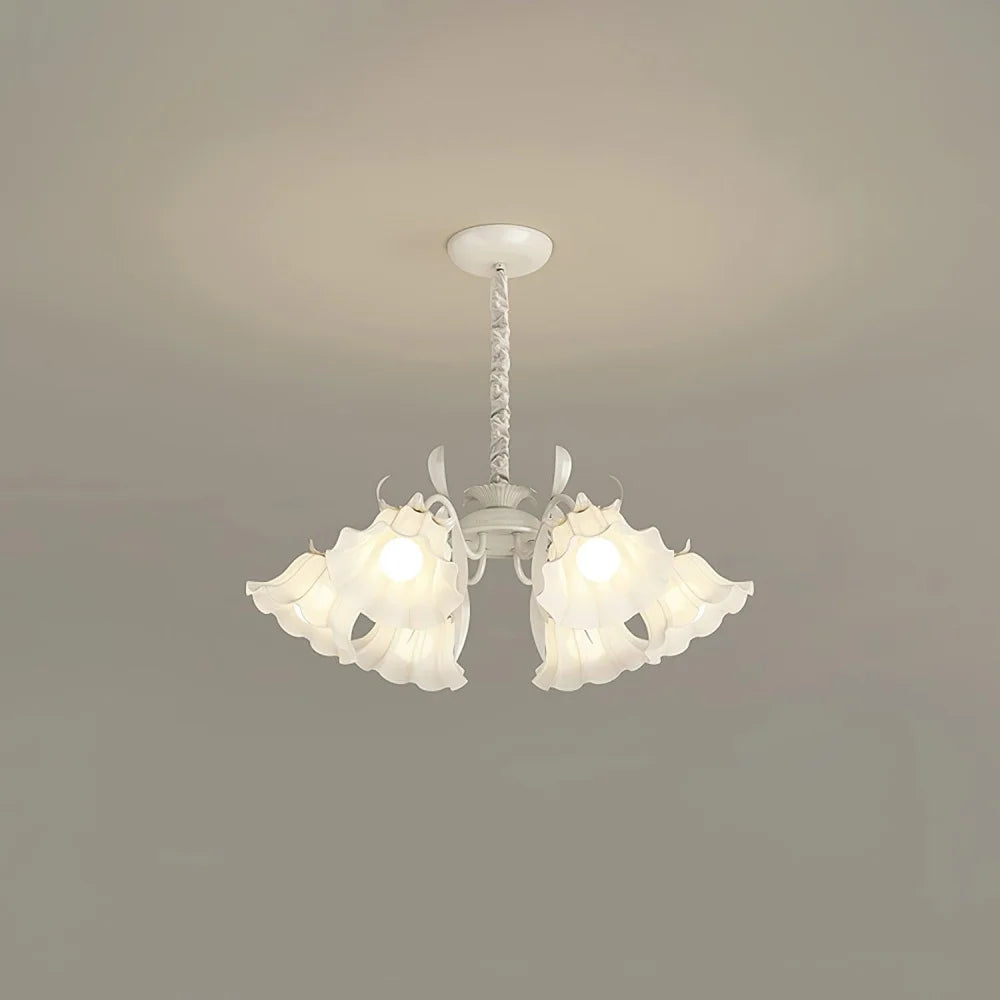 Pastoral Flower Chandelier with 6/9 heads - Lily flower-1-Yiosilamp