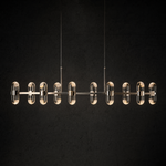 Pearl Net Modern Linear Dining Pendant Light - main