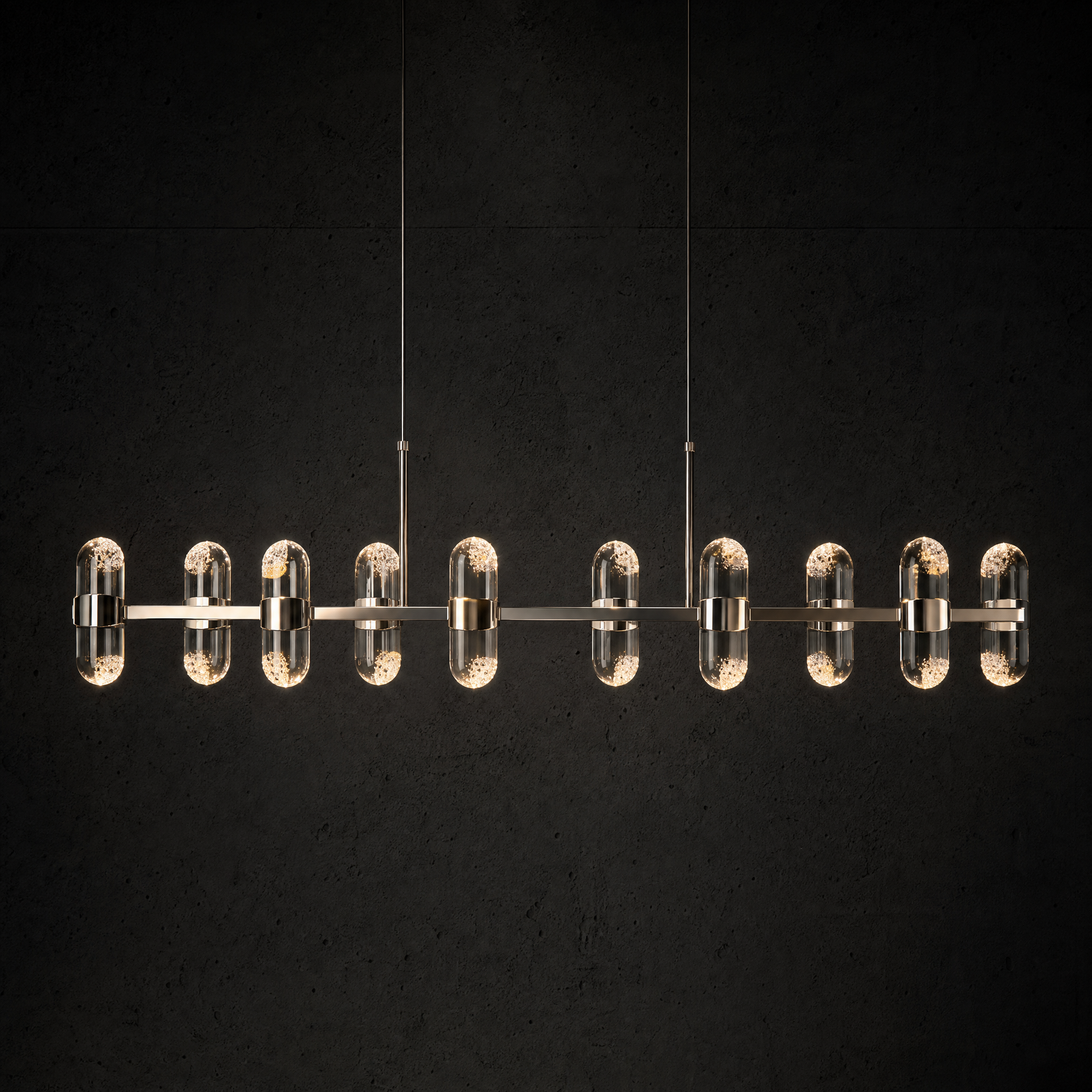 Pearl Net Modern Linear Dining Pendant Light - main