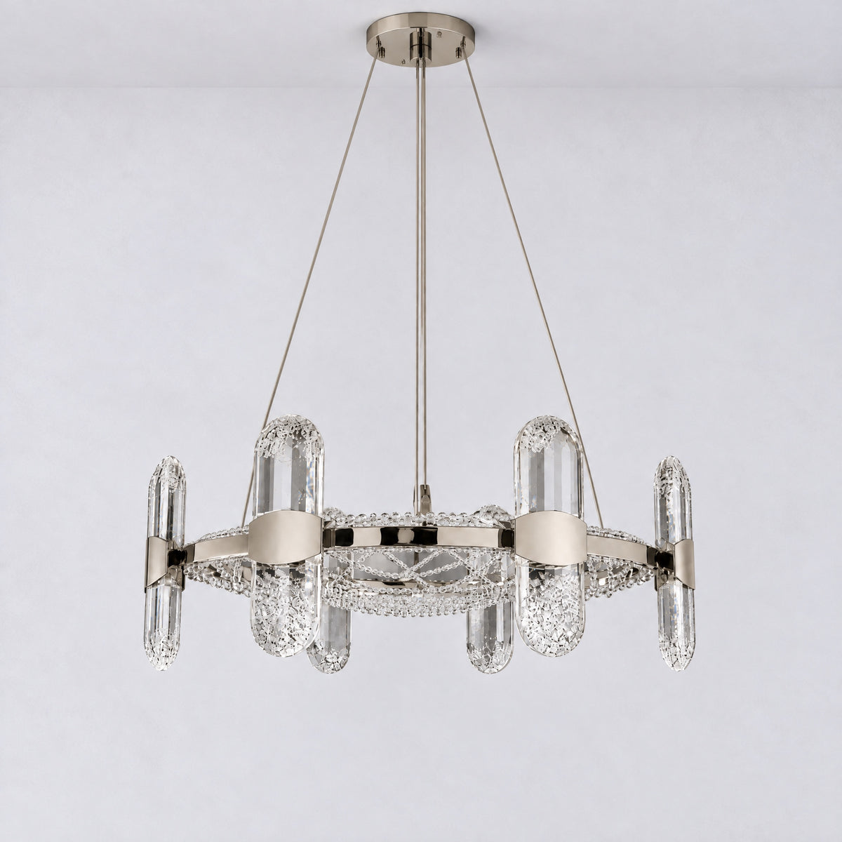 Pearl Net Modern Sculptural Pendant Light – lights off