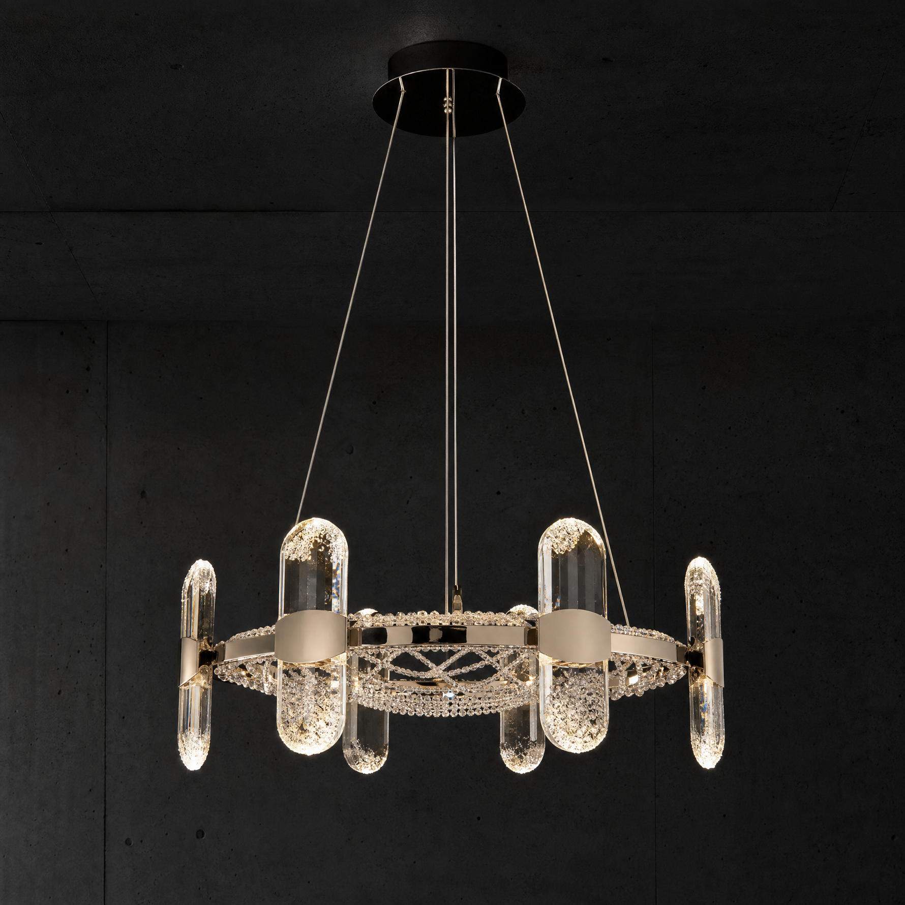 Pearl Net Modern Sculptural Pendant Light - main