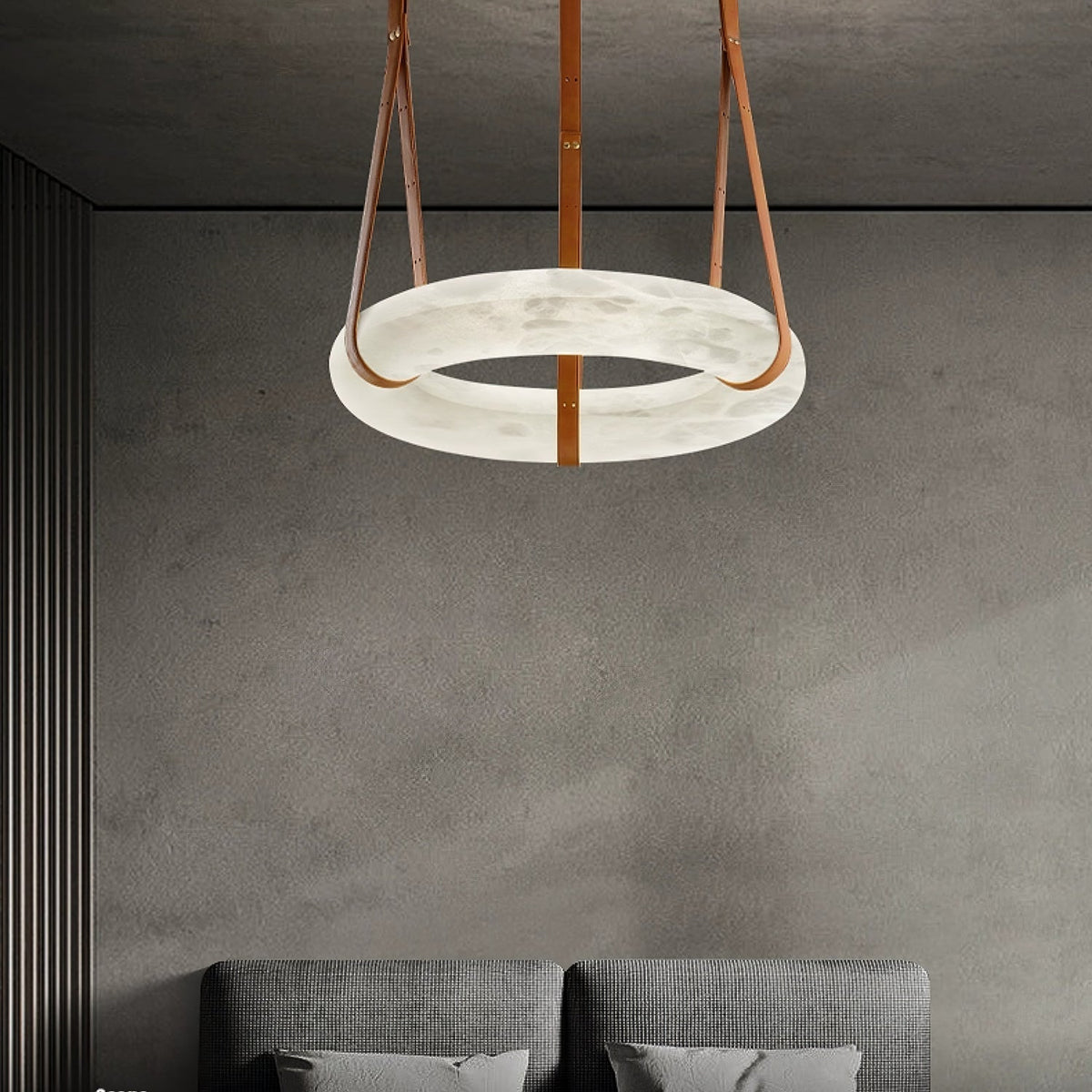 Vakkerlight Oslo Pendant Light A Alabaster Ring Ceiling Lamp