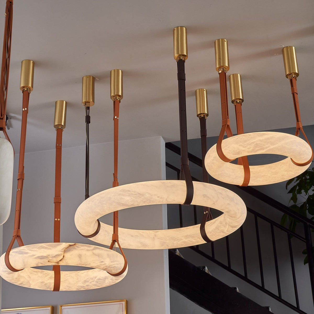 Vakkerlight Oslo Pendant Light A Alabaster Ring Ceiling Lamp