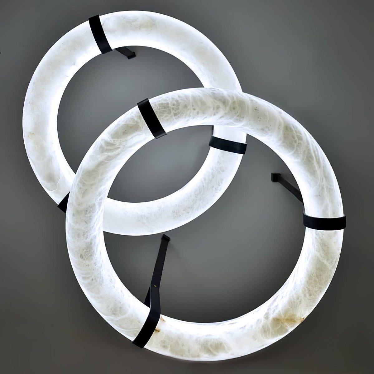 Vakkerlight Oslo Pendant Light B Alabaster Ring Ceiling Fixture