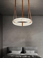 Vakkerlight Oslo Pendant Light B Alabaster Ring Ceiling Fixture