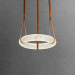 Vakkerlight Oslo Pendant Light B Alabaster Ring Ceiling Fixture