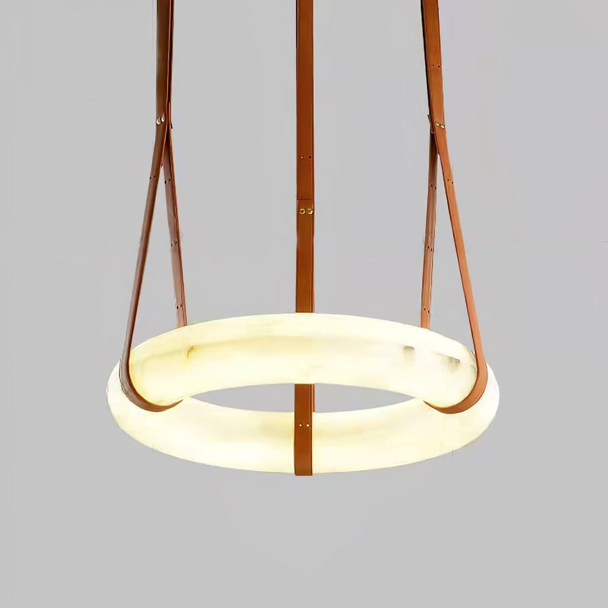 Vakkerlight Oslo Pendant Light B Alabaster Ring Ceiling Fixture