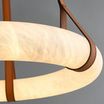 Vakkerlight Oslo Pendant Light B Alabaster Ring Ceiling Fixture