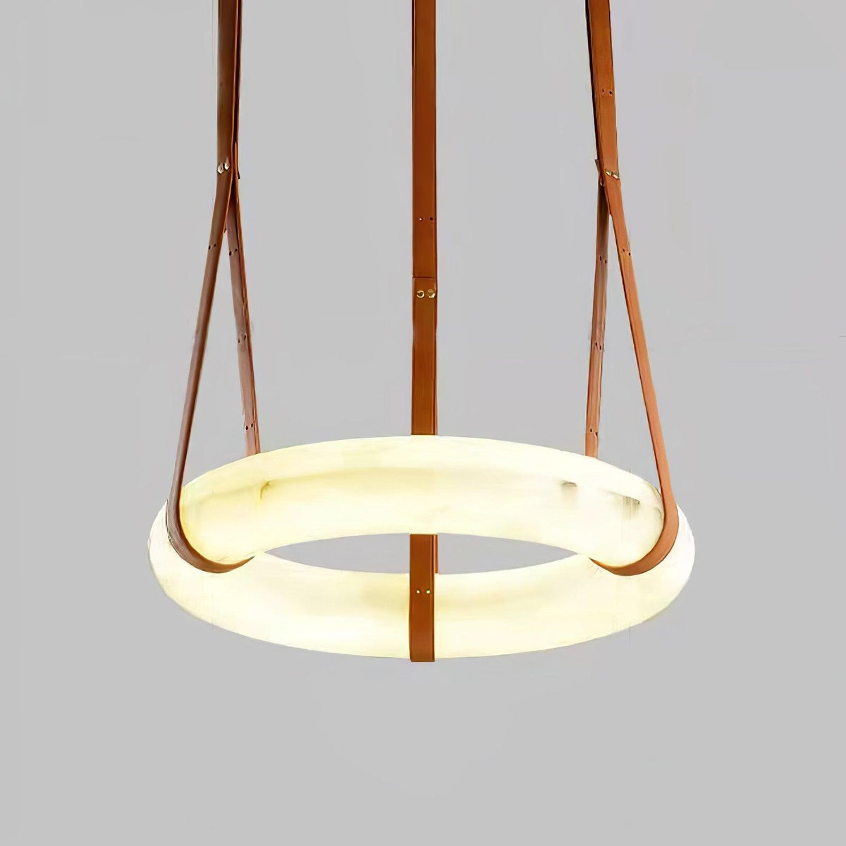 Vakkerlight Oslo Pendant Light B Alabaster Ring Ceiling Fixture