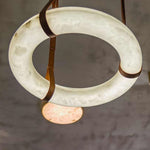 Vakkerlight Oslo Pendant Light B Alabaster Ring Ceiling Fixture