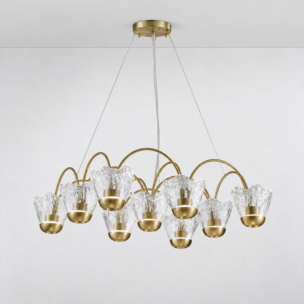 Petalia Modern Pendant Light L24" – lights off
