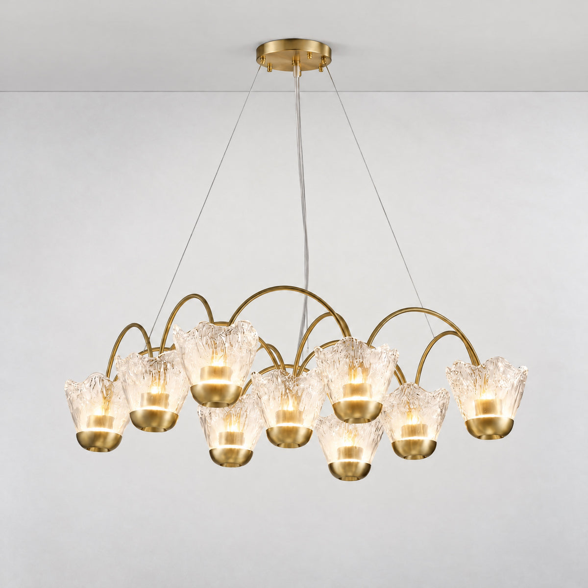Petalia Modern Pendant Light L24"
