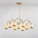 Petalia Modern Pendant Light L24" – lights on