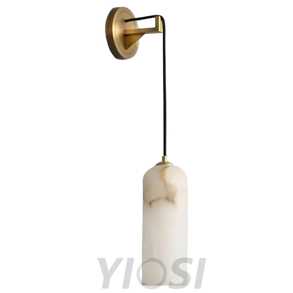 Petra Modern Alabaster Wall Sconce Wall Sconce For Bedroom Dining Room Stairways Foyer Bathrooms