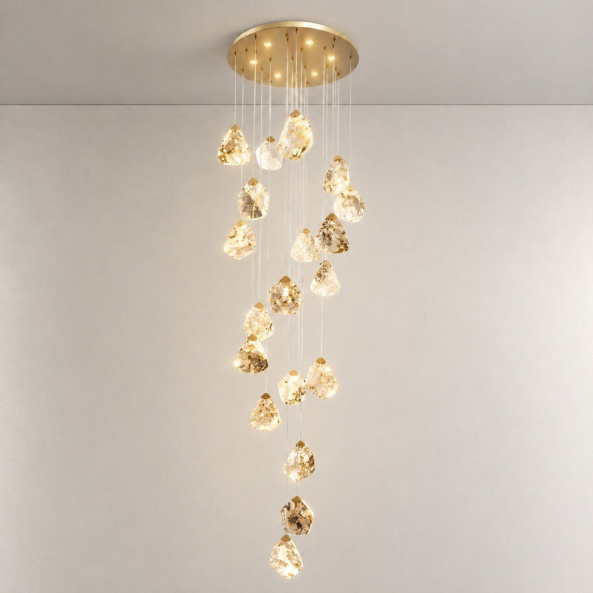 Petra Modern Cascading Luxury Chandelier