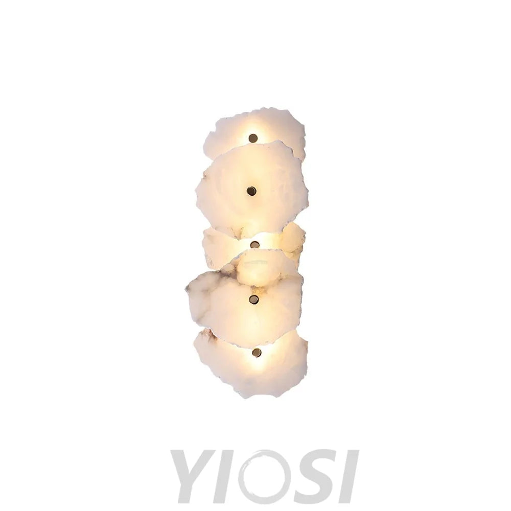 Petra Wall Sconce Alabaster - Alabaster, Alabaster Wall Lamp-1-Yiosilamp