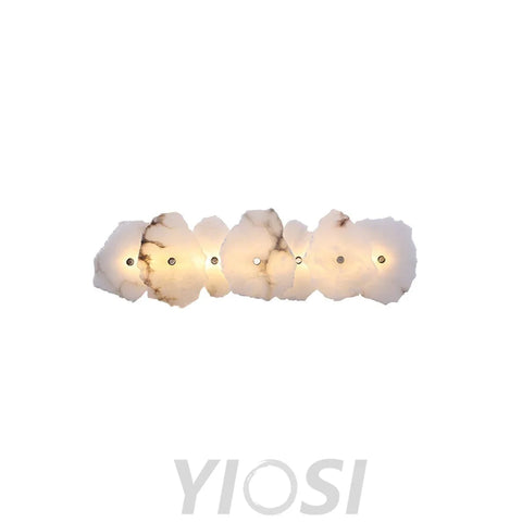 Petra Wall Sconce Alabaster - Alabaster, Alabaster Wall Lamp-1-Yiosilamp