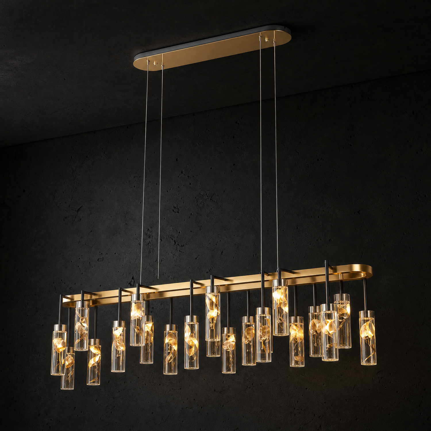 Phoenix Tree Modern Linear Dining Pendant Light - main