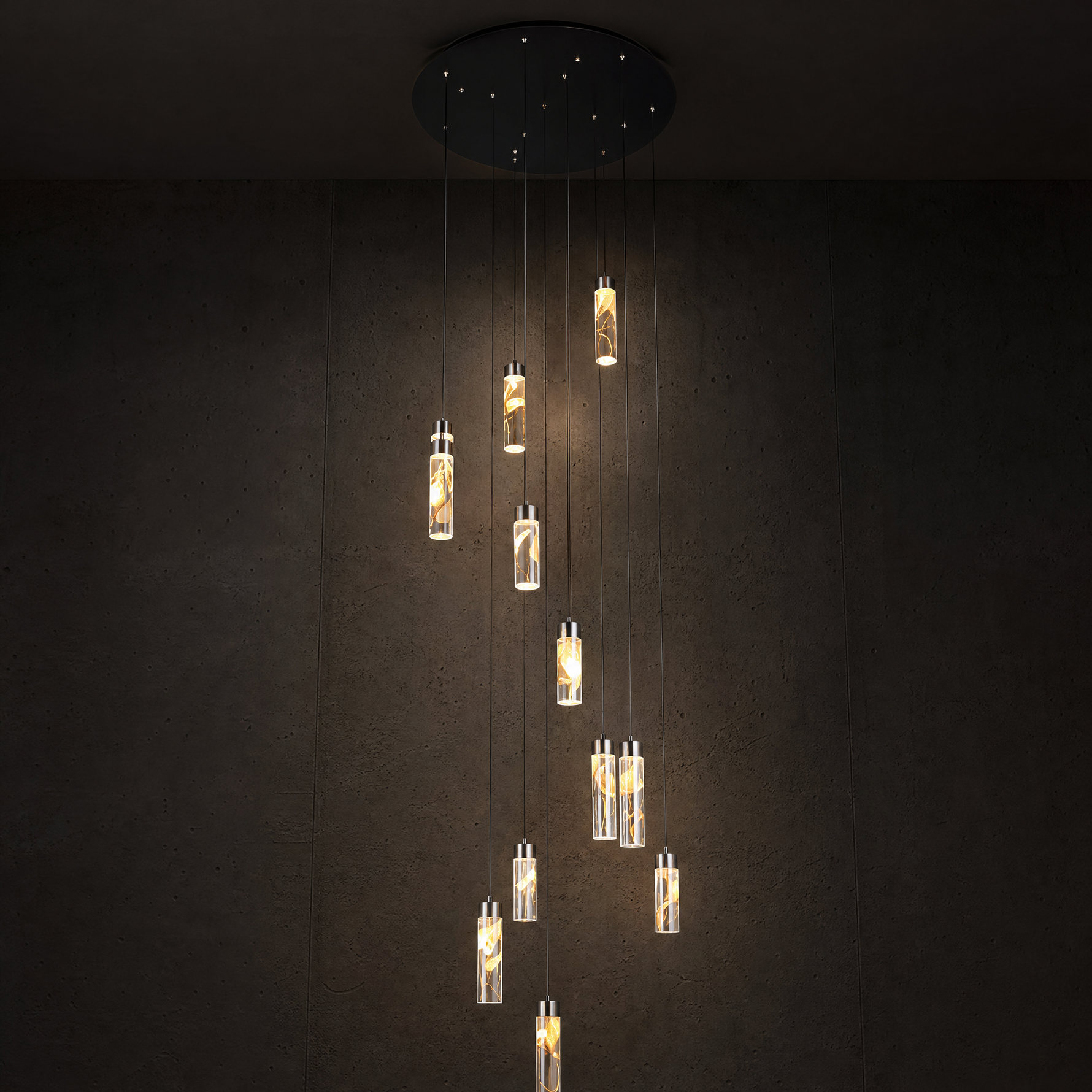 Phoenix Tree Modern Multi-Tier Cluster Chandelier - main