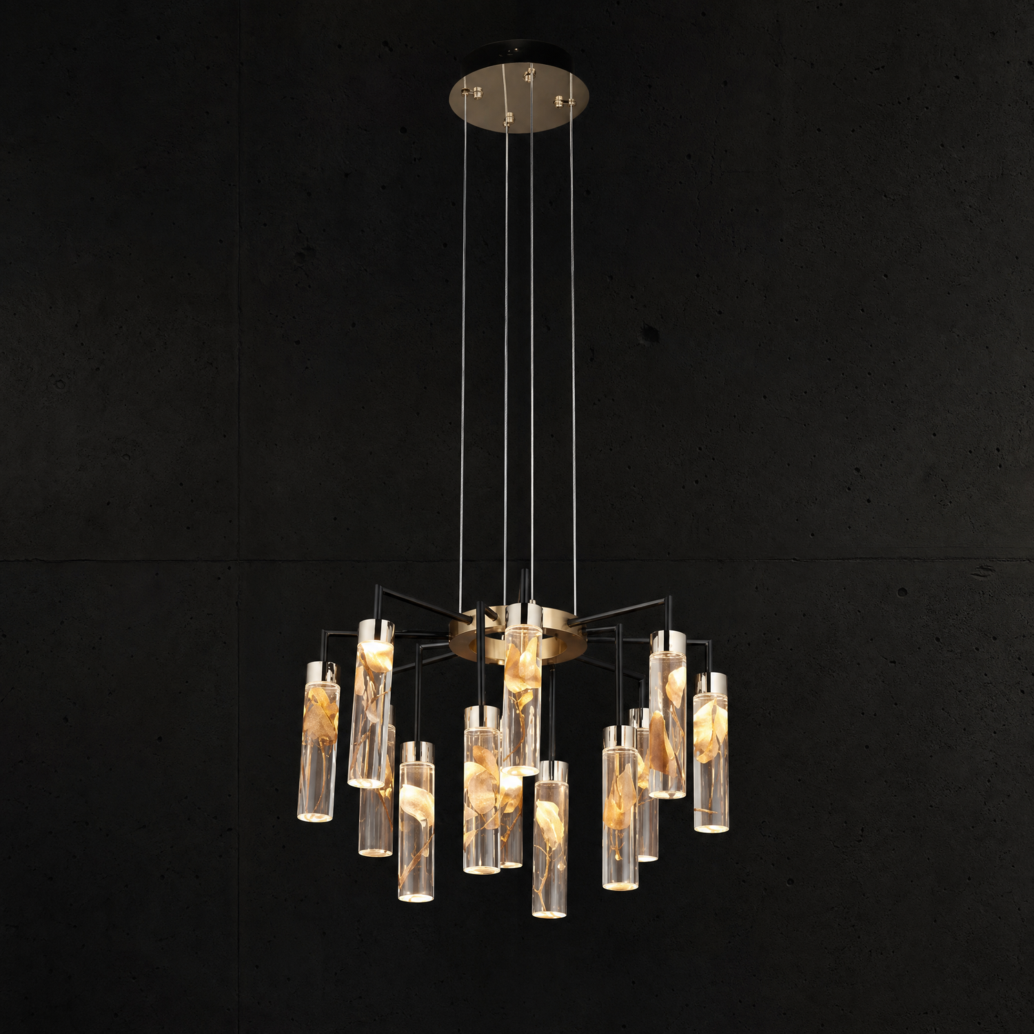 Phoenix Tree Modern Sculptural Ring Chandelier - main