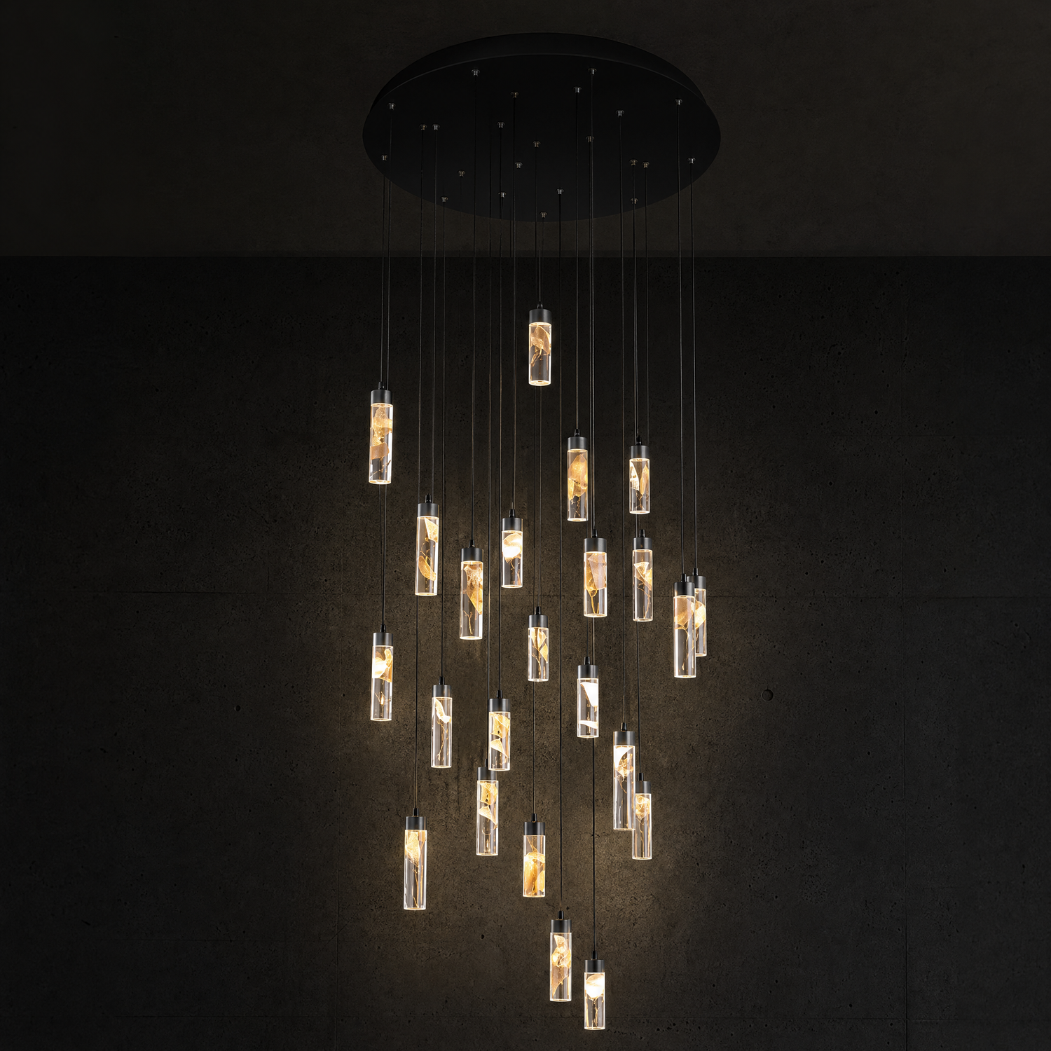 Phoenix Tree Modern Sculptural Ring Chandelier - main