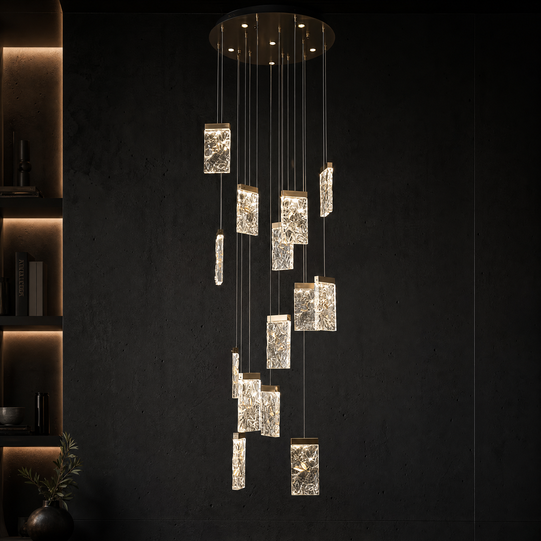 Picturesque Modern Multi-Tier Cluster Chandelier - main
