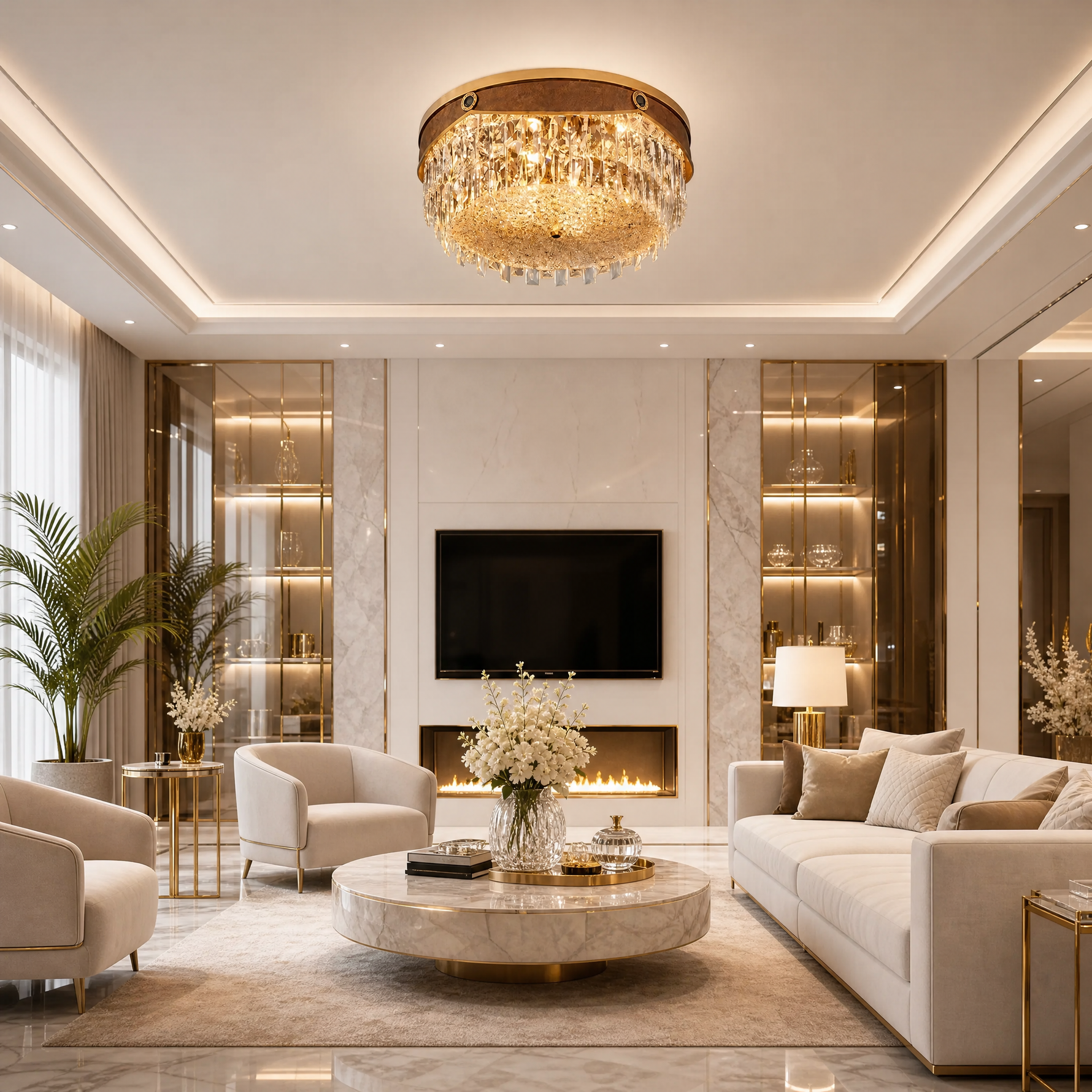 Pietra Crystal Pendant Light