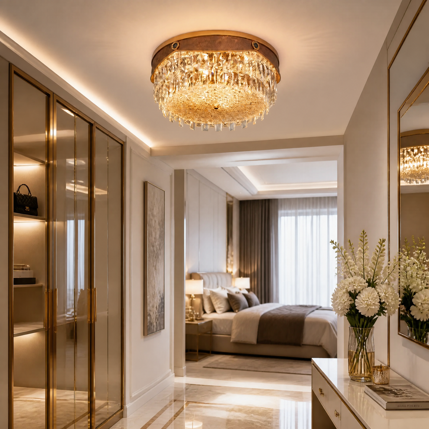 Pietra Crystal Pendant Light